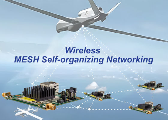 خرید ماژول بی سیم 2x2 MIMO MESH Ethernet & Full Duplex TTL Serial Data Link تولید آنلاین