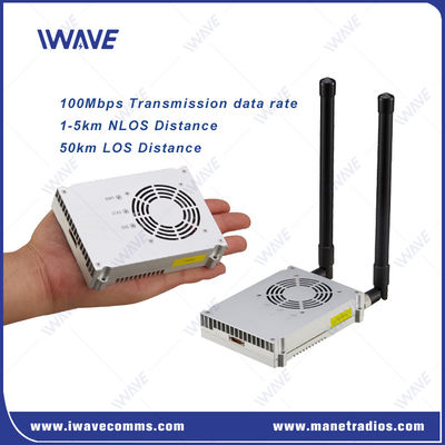 خرید 566-678Mhz 1420-1530Mhz سیستم بدون سرنشین IP MESH انتقال ویدیو 100Mbps تولید آنلاین
