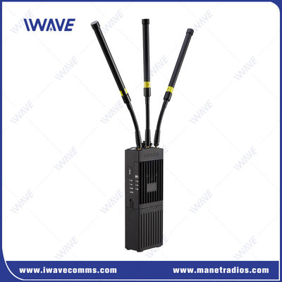 خرید رادیو شبکه ای بدون سیم 2x2 MIMO دستی تلفن همراه Ad-Hoc Networking Wave Relay Mesh Radio با تأخیر کم 15-20ms Per Hop تولید آنلاین