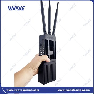 خرید گیرنده 5 وات تاکتیکی دستی SDR MANET Mesh با کانال های RF 2Tx 2Rx تولید آنلاین