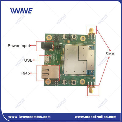 ماژول شبکه IP بی سیم OEM برای انتقال ویدیو HD / UAV و UGV