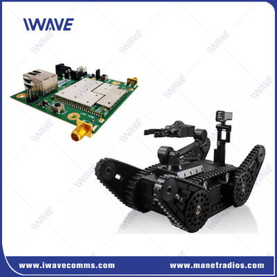فرکانس سه باند UGV / UAV NLOS Ethernet COFDM سیستم انتقال 115200bps نرخ باد 1Mbps-30Mbps پهنای باند تنظیم پذیر